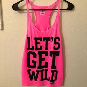 PINK -VS Tank Top - “Let’s get Wild”